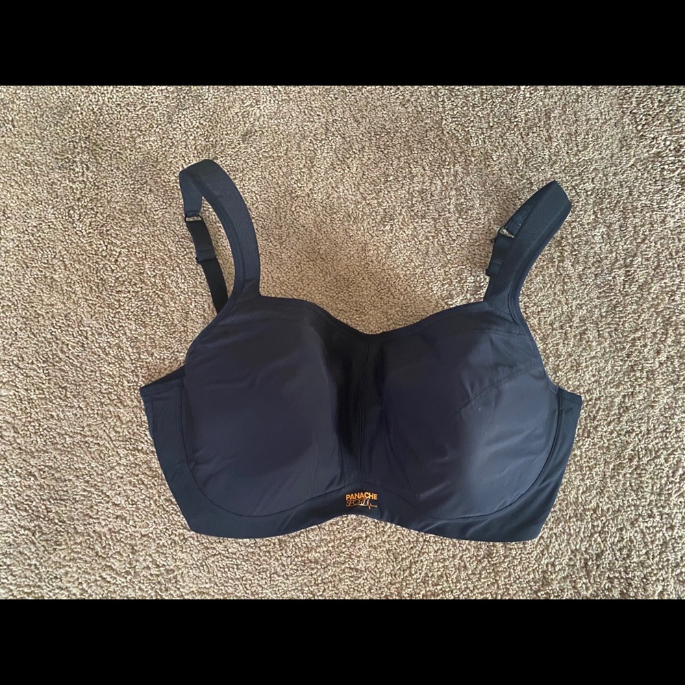 Panache sport women’s black sports bra size 38F